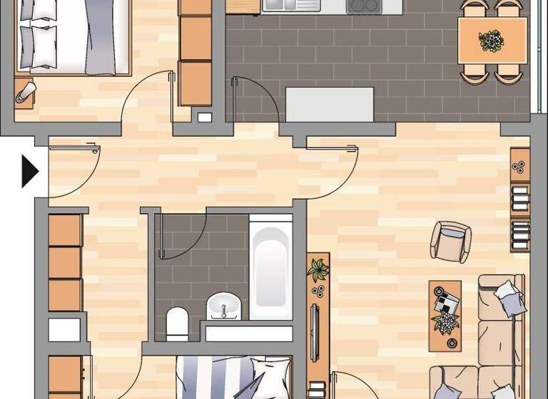 Wohnung zur Miete 599 € 3 Zimmer 74,7 m² 1. Geschoss Röntgenstraße 4 Mayen 56727