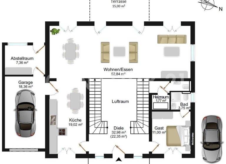 Villa zum Kauf 699.000 € 5 Zimmer 218 m² 566 m² Grundstück Braunfels 35619