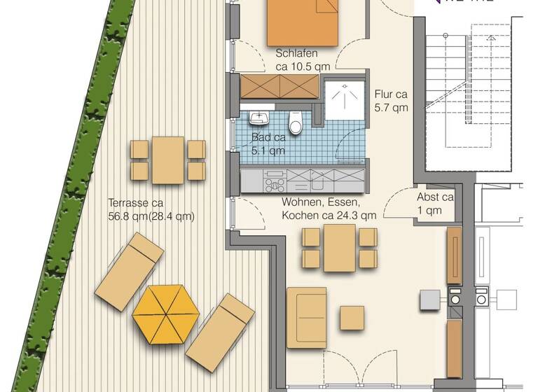 Wohnung zum Kauf 355.000 € 2 Zimmer 62 m² 1. Geschoss Glowe 18551