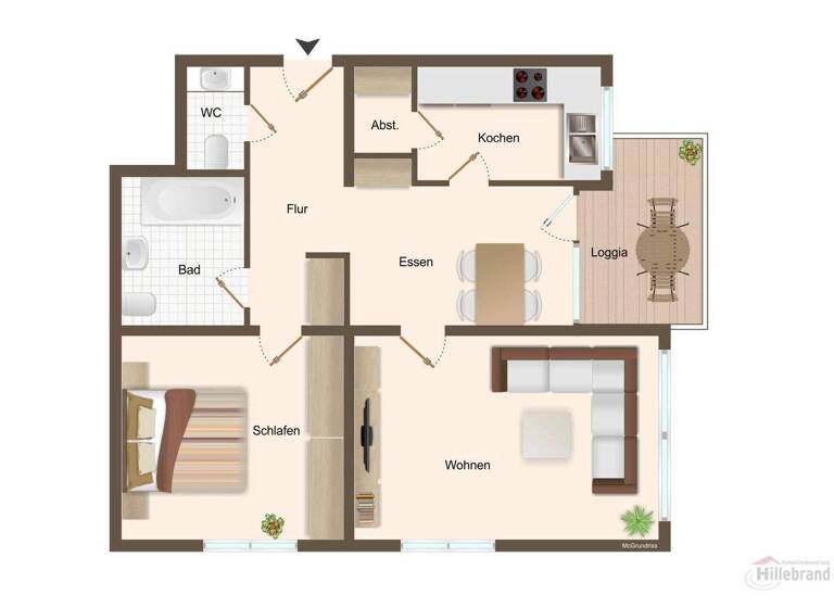 Wohnung zum Kauf 165.000 € 2 Zimmer 64 m² 2. Geschoss Brilon 59929