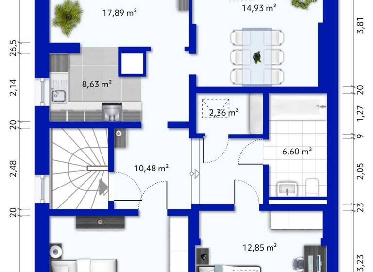 Wohnung zur Miete 1.200 € 4 Zimmer 96,4 m² Quedlinburg 06484