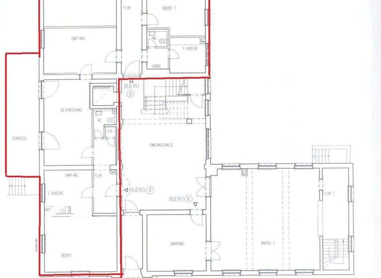Bürofläche zur Miete 21,05 € 6 Zimmer 209 m² Bürofläche Kaiserswerth Düsseldorf / Kaiserswerth 40489