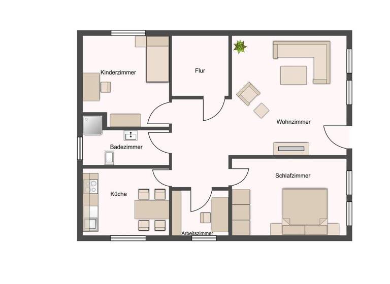 Wohnung zur Miete 861 € 3,5 Zimmer 82 m² frei ab 01.06.2026 Drochtersen 21706