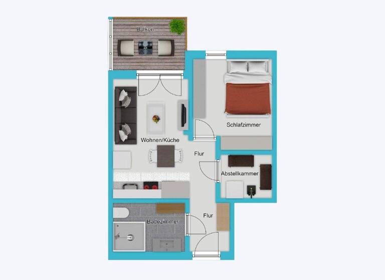 Wohnung zum Kauf 210.000 € 2 Zimmer 53 m² 1. Geschoss Ofden Alsdorf 52477