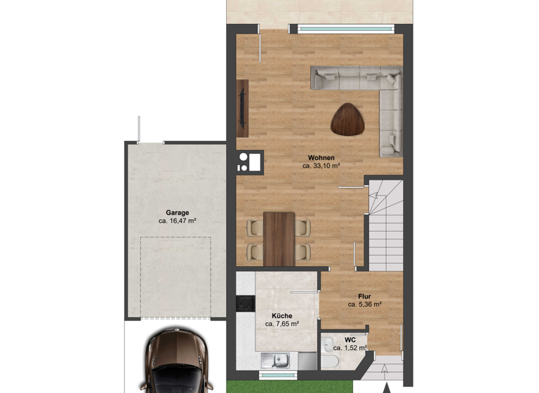 Doppelhaushälfte zum Kauf 349.500 € 6 Zimmer 160,1 m²<br/>Wohnfläche 207 m²<br/>Grundstück Markranstädt Markranstädt 04420