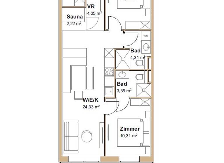Wohnung zum Kauf 437.000 € 2 Zimmer 62,5 m² Schladming 8970