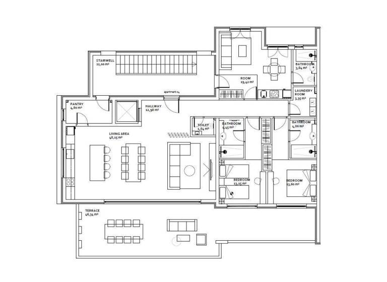 Wohnung zum Kauf 1.695.000 € 3 Zimmer 208 m² Zadar