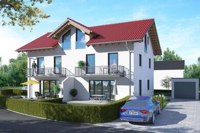 Doppelhaushälfte zum Kauf - Erstbezug 1.100.000 € 5,5 Zimmer 137 m² 280 m² Grundstück Hechendorf Murnau am Staffelsee / Hechendorf 82418