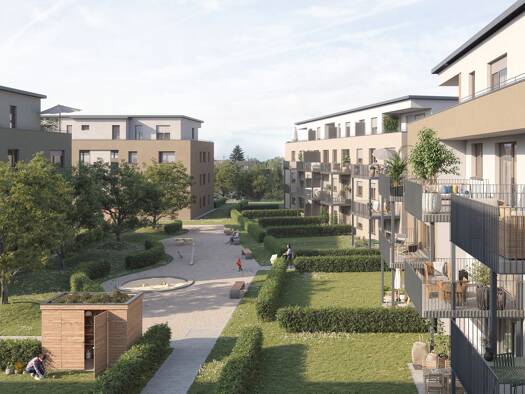 Wohnung zum Kauf - Neubau 555.333 € 4 Zimmer 100,1 m² 2. Geschoss Schulstraße 10 Oberhausen Rheinhausen 79365