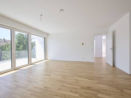 Wohnung zur Miete - Erstbezug 1.100 € 3 Zimmer 85,1 m² 1. Geschoss frei ab sofort Frauenbrünnl Straubing 94315