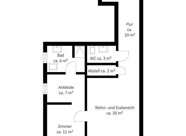 Wohnung zum Kauf - Erstbezug 795.000 € 2,5 Zimmer 78 m² Blankenese Hamburg 22587
