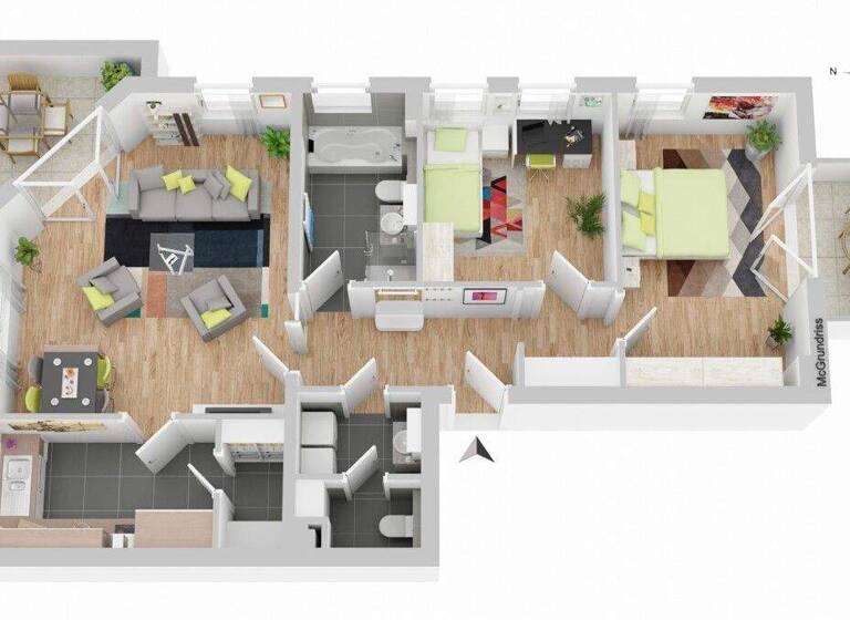 Wohnung zum Kauf 325.000 € 3 Zimmer 87 m² Wachenheim 67157