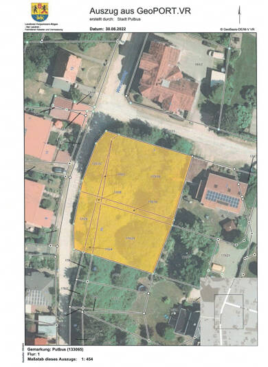 Grundstück zum Kauf provisionsfrei 145.000 € 1.488 m² Grundstück Binzer Str. 1 Putbus Putbus 18581