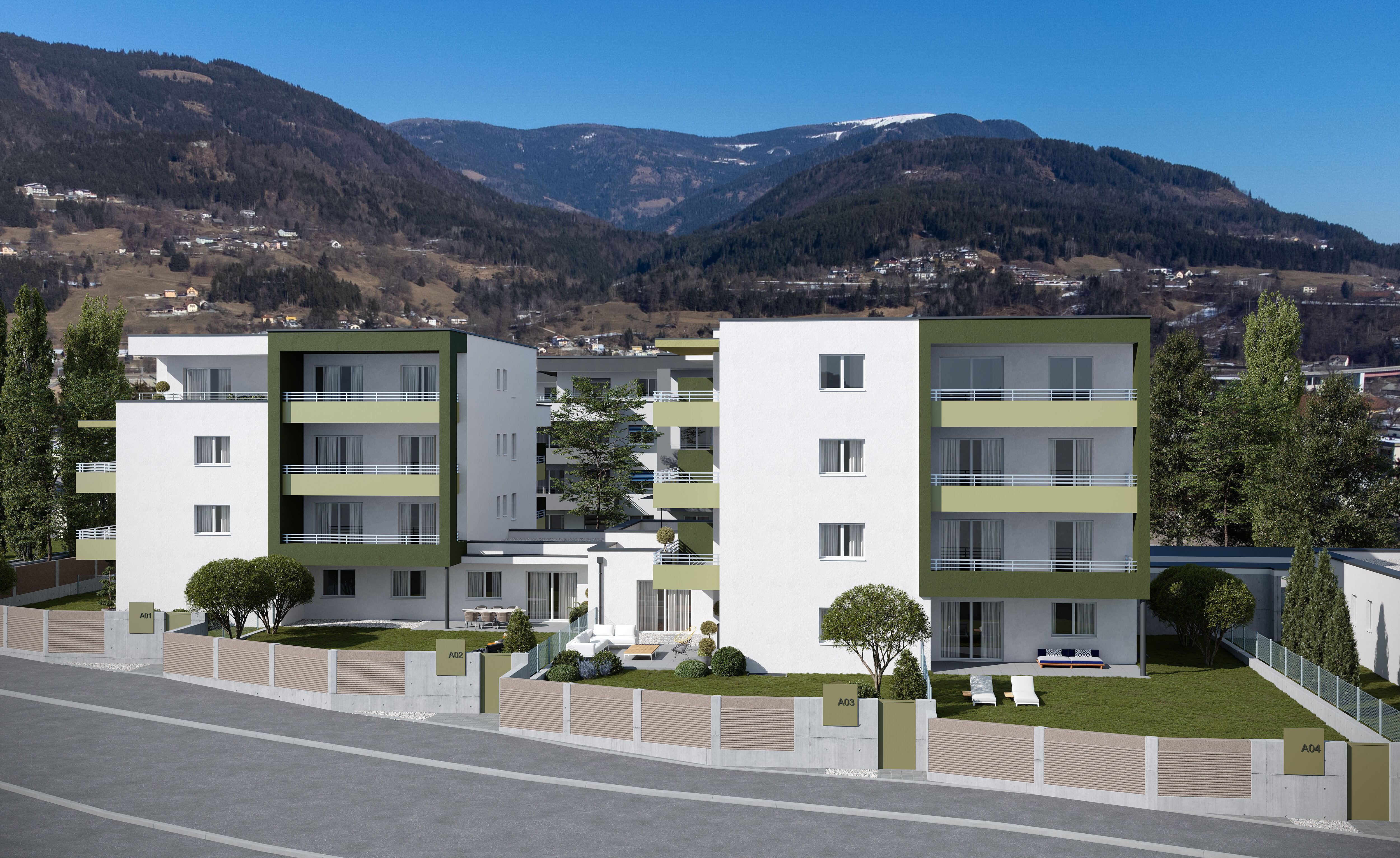 Wohnung zum Kauf 324.900 € 3 Zimmer 77,7 m²<br/>Wohnfläche Untere Fellach Villach(Stadt) 9500