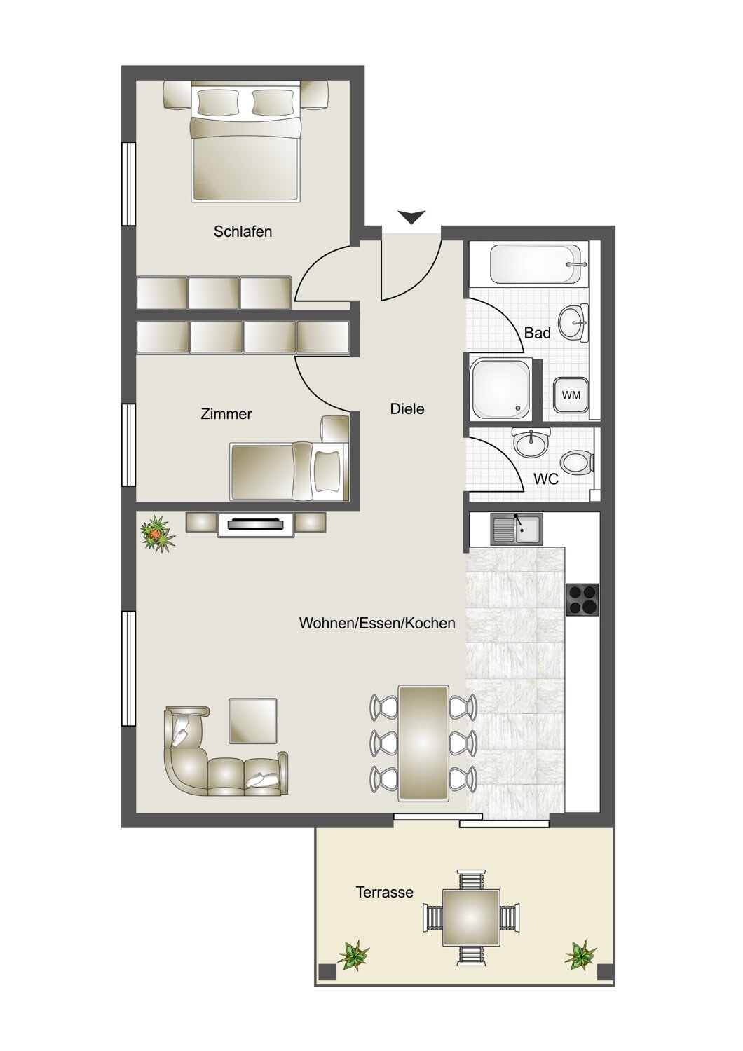 Wohnung zum Kauf 345.000 € 3 Zimmer 70,6 m²<br/>Wohnfläche Gundelfingen Gundelfingen an der Donau 89423