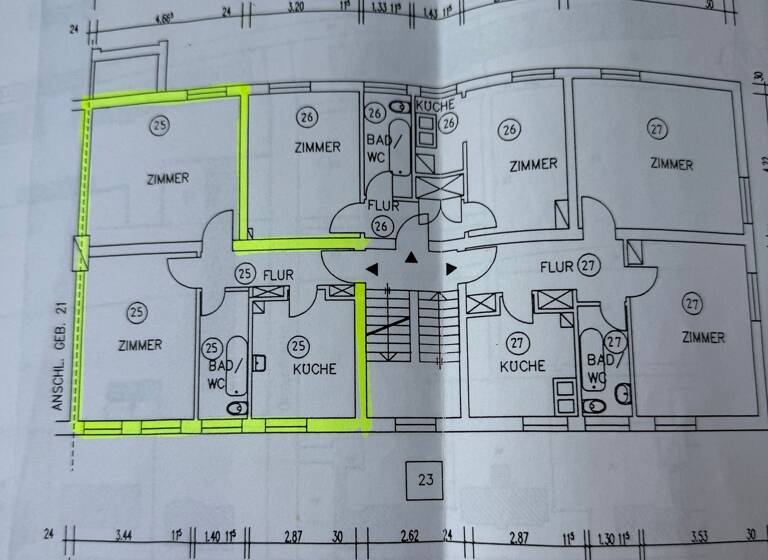 Wohnung zur Miete 990 € 2 Zimmer 55,5 m² Geschoss 3/4 frei ab 01.05.2026 Klingenbergstraße 23 Hennigsdorf 16761