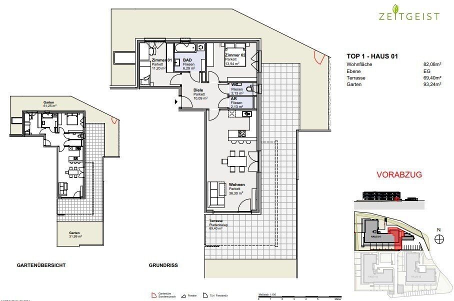 Wohnung zum Kauf 369.000 € 3 Zimmer 82 m²<br/>Wohnfläche EG<br/>Geschoss Poggersdorf 9130