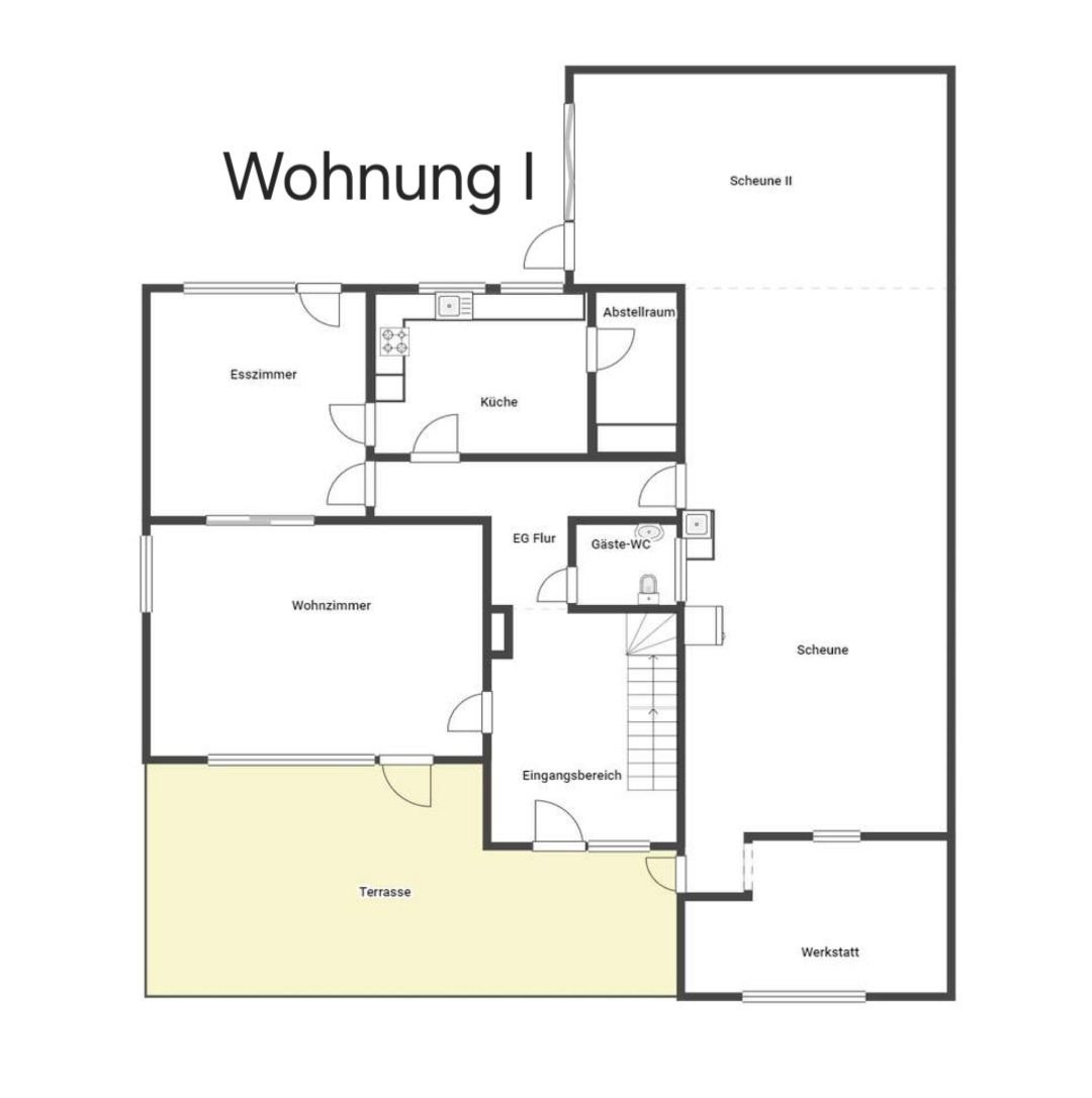 Wohnung zur Miete 750 € 2 Zimmer 84 m²<br/>Wohnfläche EG<br/>Geschoss ab sofort<br/>Verfügbarkeit Kesten 54518