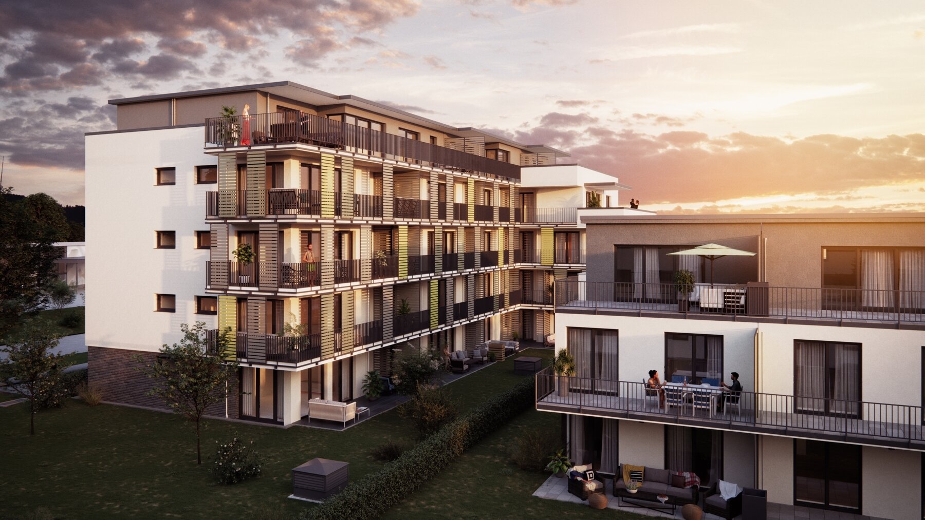 Wohnung zum Kauf provisionsfrei 516.550 € 4 Zimmer 100 m²<br/>Wohnfläche Vöhrenbacher Straße 49 Hammerhalde Villingen-Schwenningen 78050