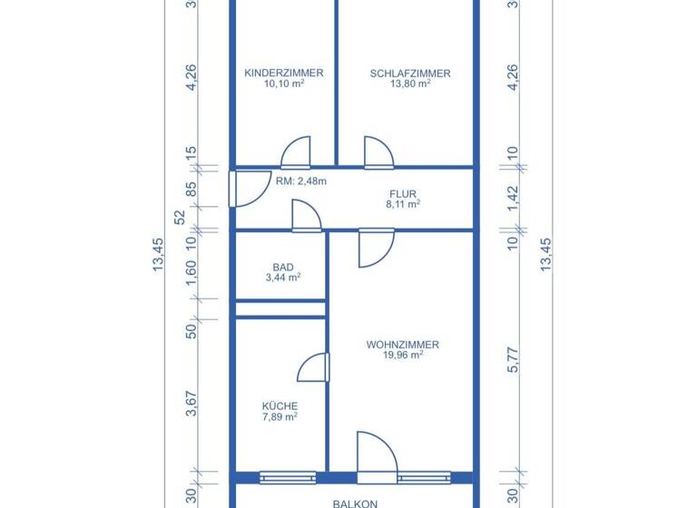 Wohnung zur Miete 480 € 3 Zimmer 72 m² Geschoss 4/4 frei ab sofort Rothensee Magdeburg 39126