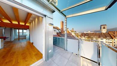 Wohnung zur Miete - Neubau 2.995 € 3 Zimmer 109 m² Dachgeschoss, 4. Geschoss Stühlinger - Eschholz Freiburg 79106