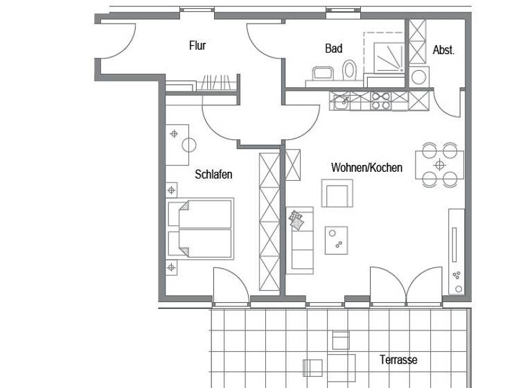 WG-Zimmer zur Miete 850 € 2 Zimmer 81,4 m² EG Jacob-Wilhelm-Küchel-Straße 10 Butzbach 35510