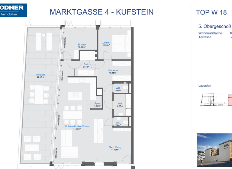 Wohnung zur Miete 3 Zimmer 105,1 m² frei ab sofort Kufstein 6330