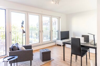 Wohnung zur Miete Wohnen auf Zeit 1.259 € 1 Zimmer 37 m² frei ab 01.10.2024 Fürther Straße Eberhardshof Nürnberg 90429