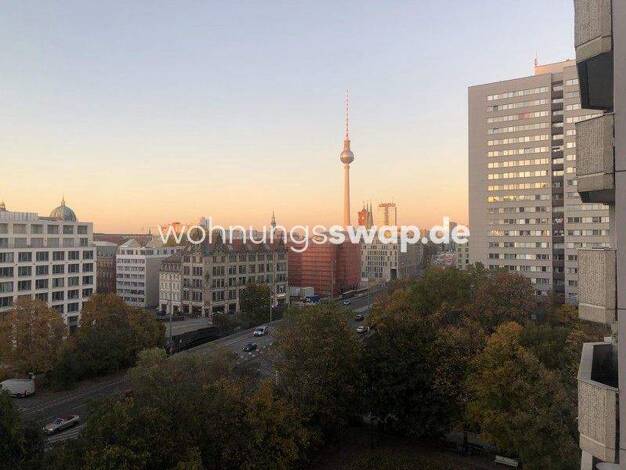 Studio zur Miete Tauschwohnung 383 € 2 Zimmer 62 m² 9. Geschoss Mitte Berlin 10117