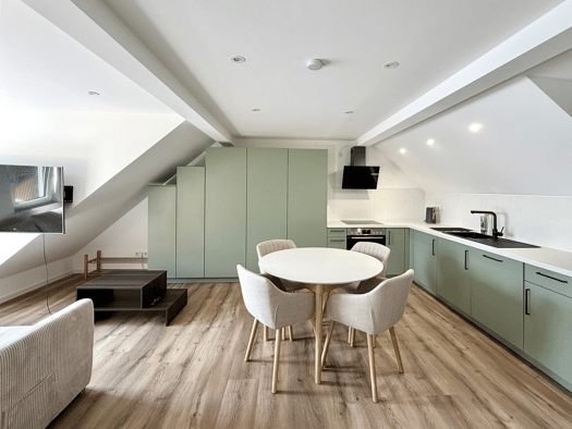 Wohnung zur Miete 1.150 € 1 Zimmer 38 m² Geschoss 2/2 frei ab sofort Wörthstraße 26 Klein-Auheim Hanau 63456