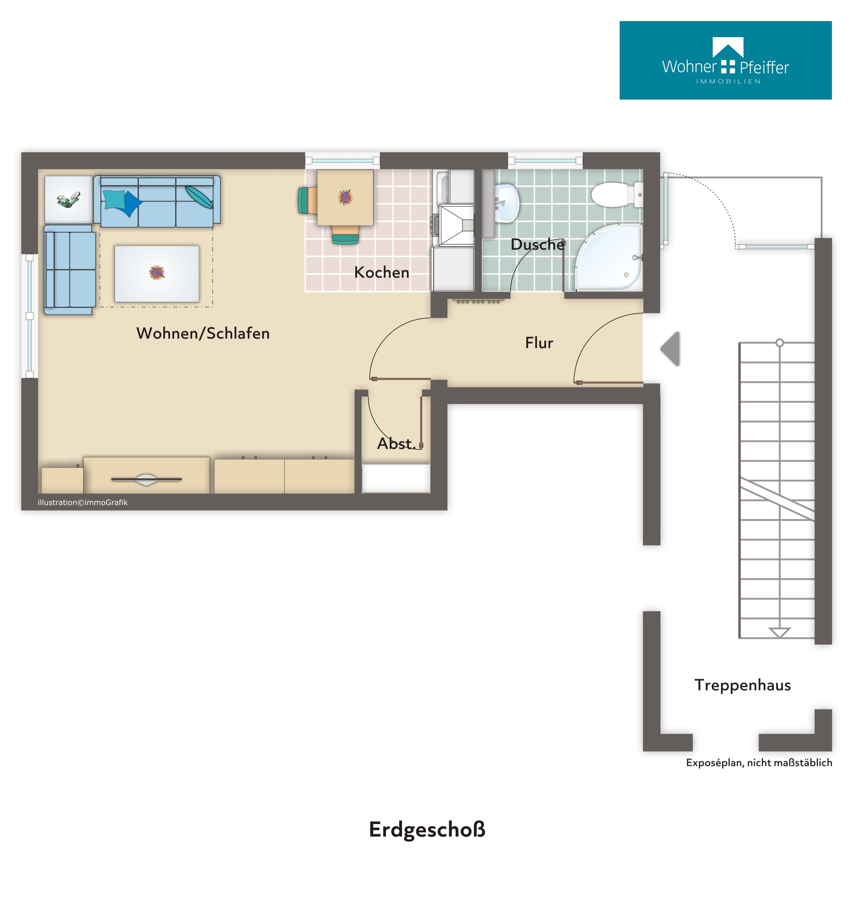 Wohnung zum Kauf 121.400 € 1 Zimmer 33 m²<br/>Wohnfläche Dürrbachau Würzburg 97080