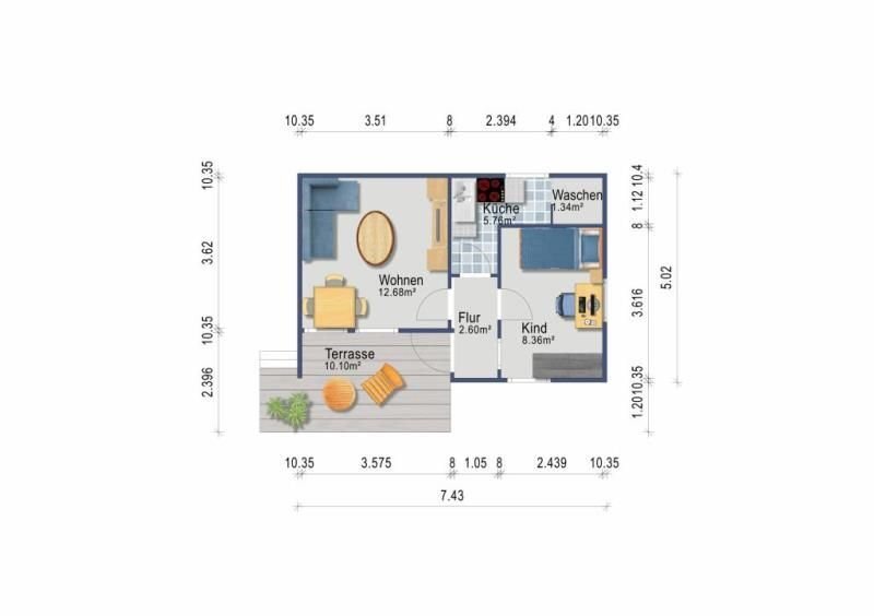 Haus zum Kauf 35.000 € 2 Zimmer 50 m²<br/>Wohnfläche 418 m²<br/>Grundstück Georgenthal Georgenthal /Thür. Wald 99887