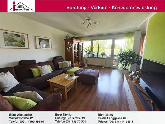 Wohnung zum Kauf 398.000 € 5 Zimmer 102,5 m² 2. Geschoss Hechtsheim Mainz 55129