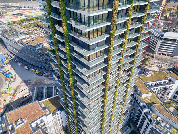 Wohnung zum Kauf - Neubau provisionsfrei 530.000 € 2 Zimmer 52,1 m² 26. Geschoss Europa-Allee Gallus Innenstadt I 60327