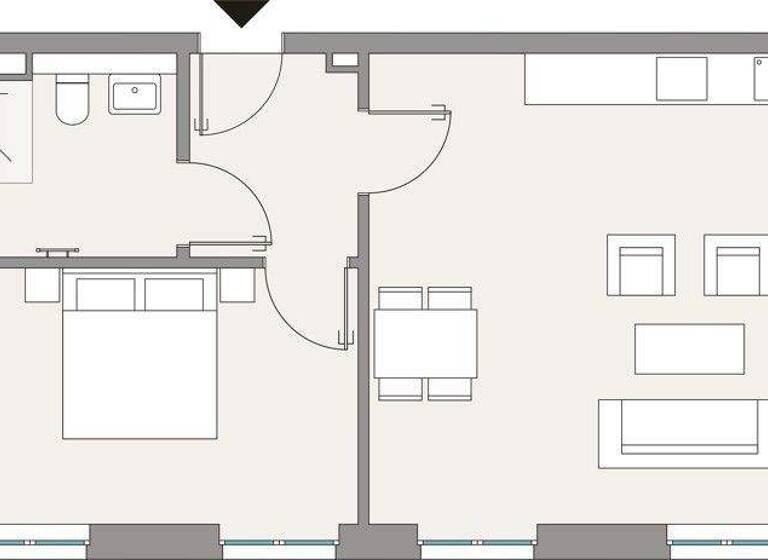 Wohnung zur Miete 895 € 2 Zimmer 57,8 m² 3. Geschoss An der Streuobstwiese 18b Leutzsch Leipzig 04179