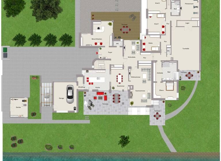 Villa zum Kauf 1.950.000 € 10 Zimmer 556,1 m² 2.896 m² Grundstück Coerde Münster 48157