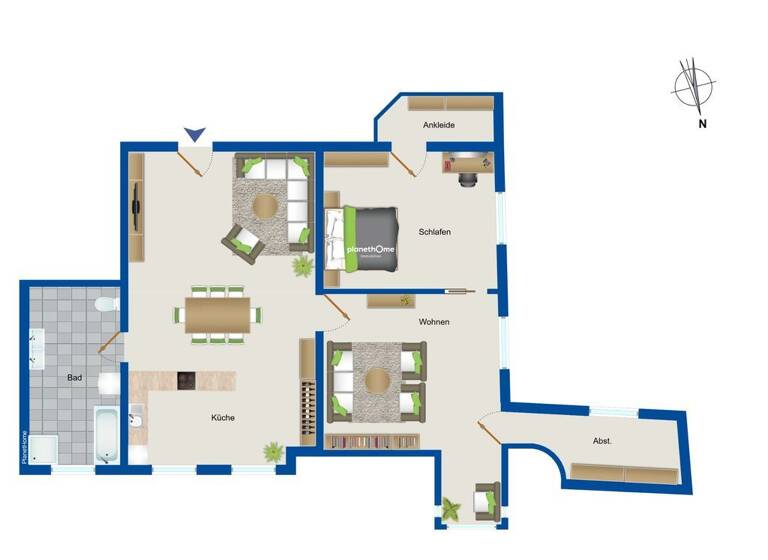 Wohnung zum Kauf 319.000 € 2 Zimmer 125,2 m²<br/>Wohnfläche 1.<br/>Geschoss ab sofort<br/>Verfügbarkeit Vilshofen Vilshofen an der Donau 94474