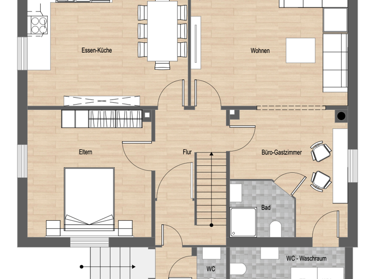 Einfamilienhaus zum Kauf 235.000 € 6 Zimmer 120 m² 360 m² Grundstück Hausen 63840