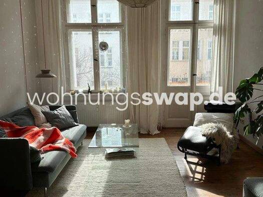 Studio zur Miete Tauschwohnung 1.300 € 3 Zimmer 92 m² 3. Geschoss Friedrichshain Berlin 10245