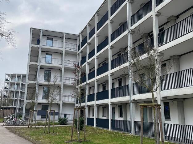 Wohnung zur Miete nur mit Wohnberechtigungsschein 545 € 2 Zimmer 55,6 m² 3. Geschoss frei ab 01.10.2026 Nürnberger Straße Erlangen-Süd Erlangen 91052