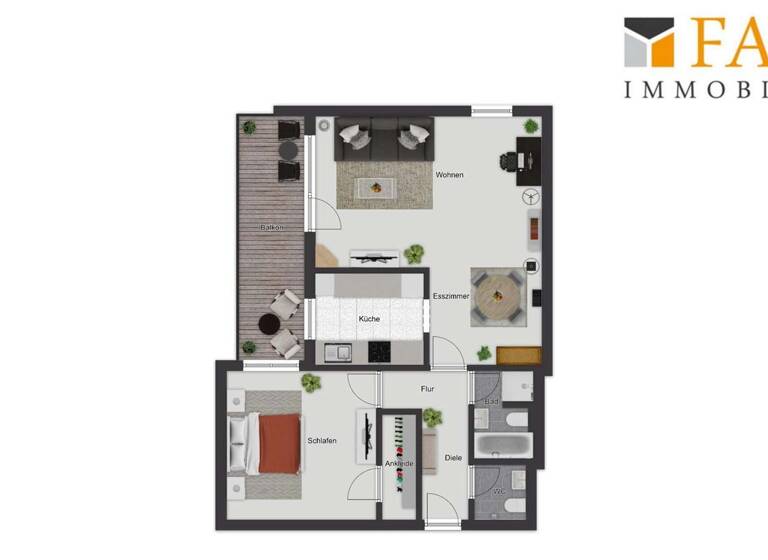 Wohnung zum Kauf provisionsfrei 289.000 € 2,5 Zimmer 76 m² Stahlbühlring 207 Ladenburg 68526