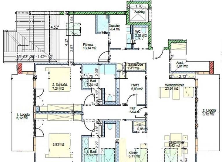 Penthouse zum Kauf - Erstbezug 3 Zimmer 148,1 m² Bad Wiessee 83707