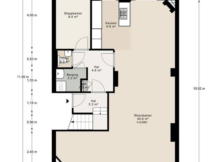 Haus zum Kauf 995.000 € 3 Zimmer 110 m² stadionweg 271 3 amsterdam 1076 NZ