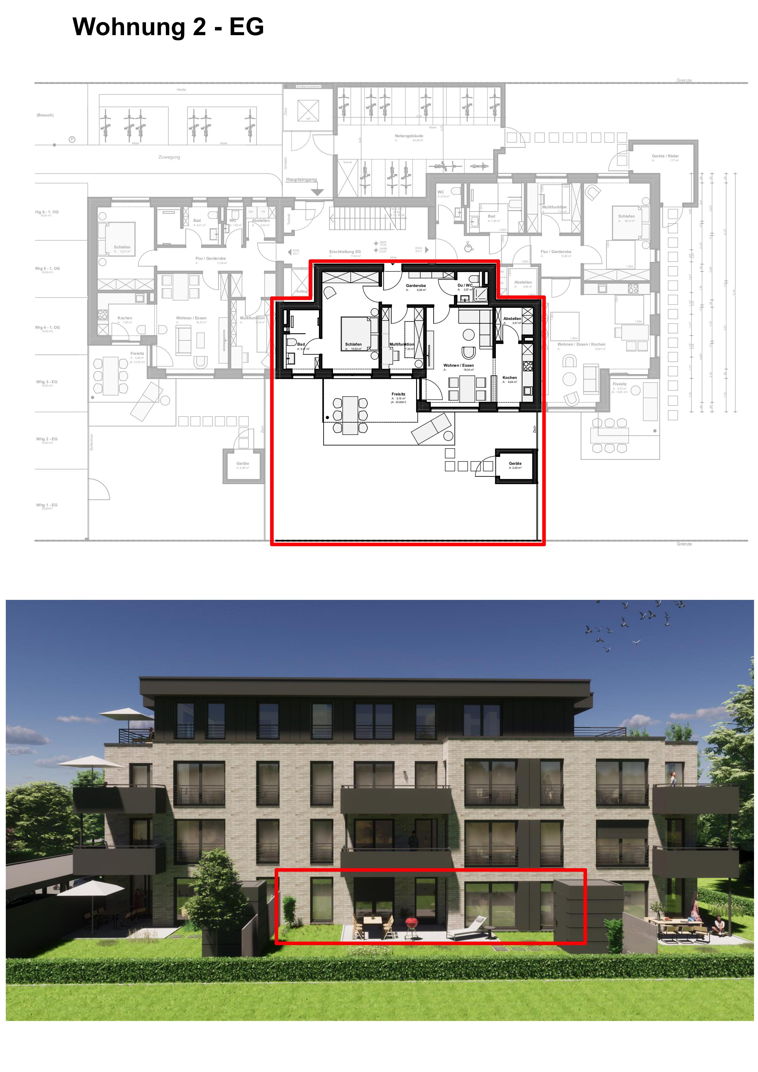 Wohnung zum Kauf provisionsfrei 285.000 € 3 Zimmer 73,2 m²<br/>Wohnfläche ab sofort<br/>Verfügbarkeit Brake Brake 26919