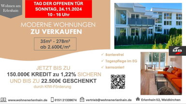 Wohnung zum Kauf provisionsfrei 228.426 € 2 Zimmer 69 m² 1. Geschoss Erlenhain 52 Waldkirchen Waldkirchen 94065