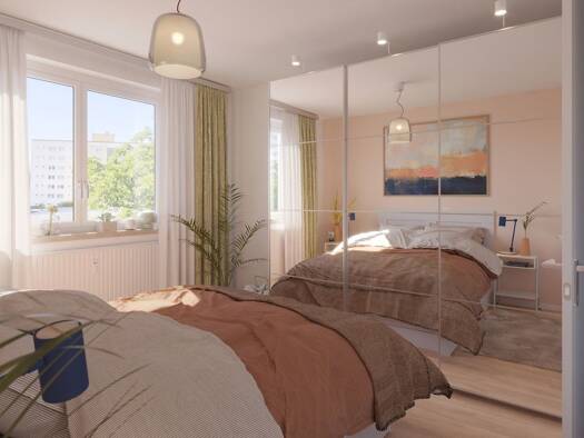 Wohnung zur Miete 493 € 3 Zimmer 67,5 m² 8. Geschoss Otto-Nagel-Straße 1 Kannenstieg Magdeburg 39128