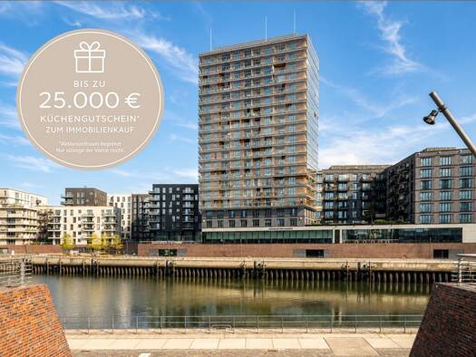 Wohnung zum Kauf provisionsfrei 1.250.000 € 3 Zimmer 119 m² 13. Geschoss HafenCity Mitte 20457
