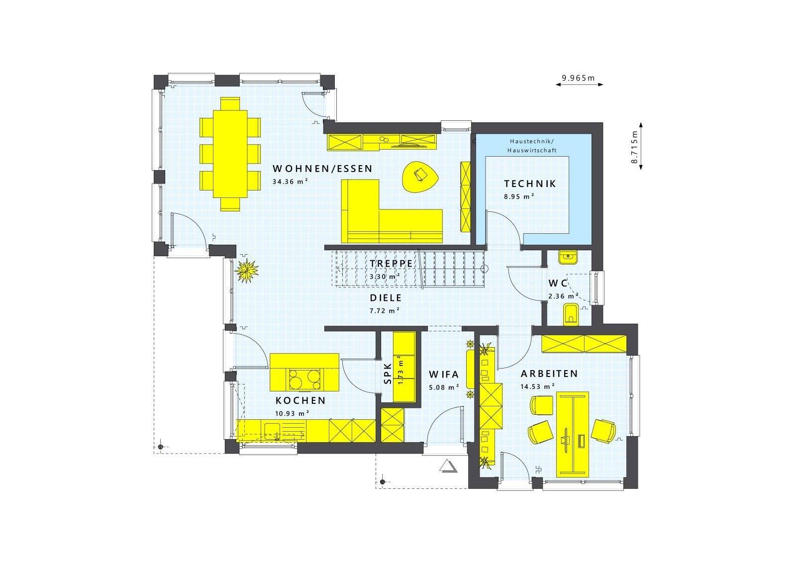 Einfamilienhaus zum Kauf 469.551 € 5 Zimmer 144 m²<br/>Wohnfläche 515 m²<br/>Grundstück Uelleben Gotha 99867