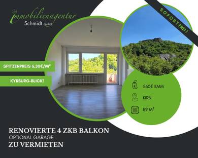 Wohnung zur Miete 560 € 4 Zimmer 89 m² Kirn 55606