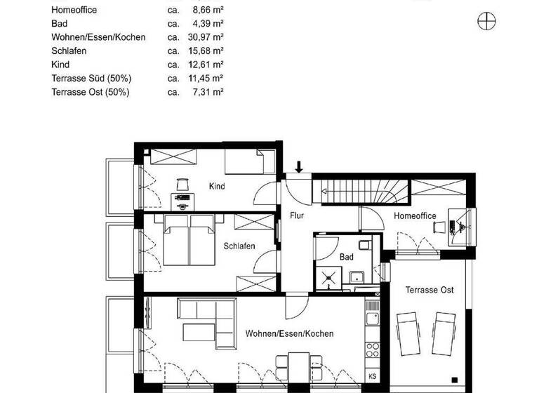 Wohnung zur Miete - Erstbezug 3.290 € 8 Zimmer 137,2 m² Ramersdorf-Perlach München 81737